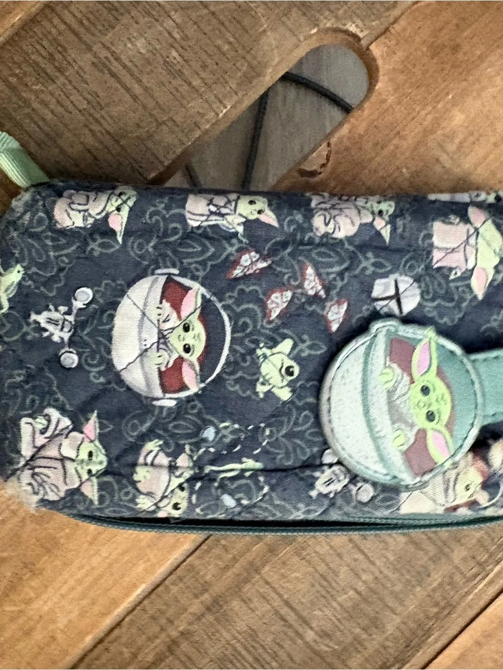 Baby Yoda (Grogu) Mint Green Wallet